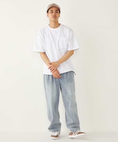 SHIPS Colors(シップス カラーズ)の「SHIPS Colors:〈紫外線防止・遮熱・速乾〉ラッシュガード Tシャツ◇(Tシャツ/カットソー・メンズ・ライトホワイト/ダークグレー/ブラック/グレー・MEDIUM/LARGE/X-LARGE)」の15枚目の写真