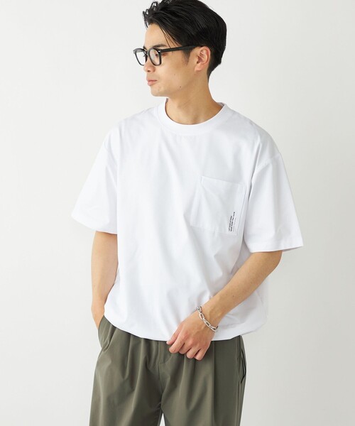 SHIPS Colors(シップス カラーズ)の「SHIPS Colors:〈紫外線防止・遮熱・速乾〉ラッシュガード Tシャツ◇(Tシャツ/カットソー・メンズ・ライトホワイト/ダークグレー/ブラック/グレー・MEDIUM/LARGE/X-LARGE)」の16枚目の写真