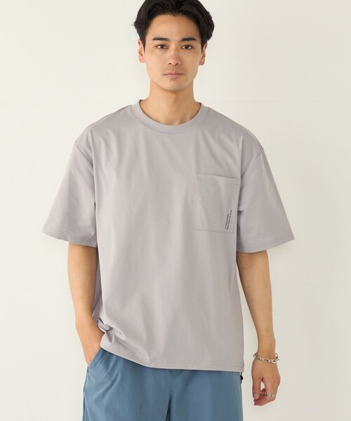 SHIPS Colors(シップス カラーズ)の「SHIPS Colors:〈紫外線防止・遮熱・速乾〉ラッシュガード Tシャツ◇(Tシャツ/カットソー・メンズ・ライトホワイト/ダークグレー/ブラック/グレー・MEDIUM/LARGE/X-LARGE)」の20枚目の写真