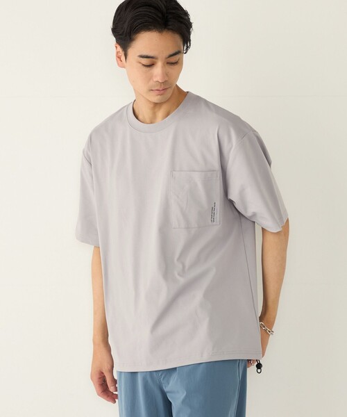 SHIPS Colors(シップス カラーズ)の「SHIPS Colors:〈紫外線防止・遮熱・速乾〉ラッシュガード Tシャツ◇(Tシャツ/カットソー・メンズ・ライトホワイト/ダークグレー/ブラック/グレー・MEDIUM/LARGE/X-LARGE)」の21枚目の写真