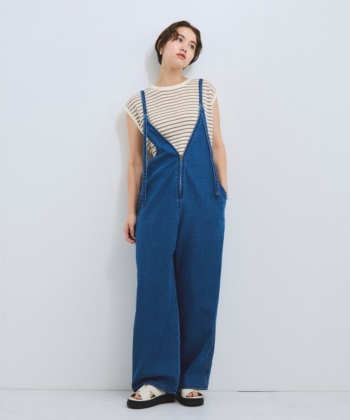 VICKY(ビッキー)の「マルチボーダーニットベスト≪手洗い可能≫(ニット/セーター・レディース・アイボリー/グレー系その他・M)」の15枚目の写真