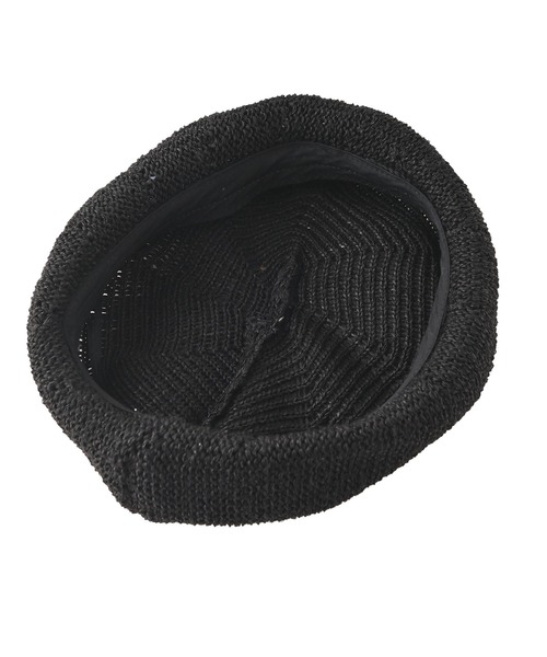 funda mine（ファンダマイン）の「ぺーパーベレー（ハンチング/ベレー帽・レディース・ブラック・FREE）」の5枚目の写真
