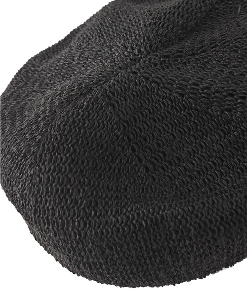 funda mine（ファンダマイン）の「ぺーパーベレー（ハンチング/ベレー帽・レディース・ブラック・FREE）」の6枚目の写真