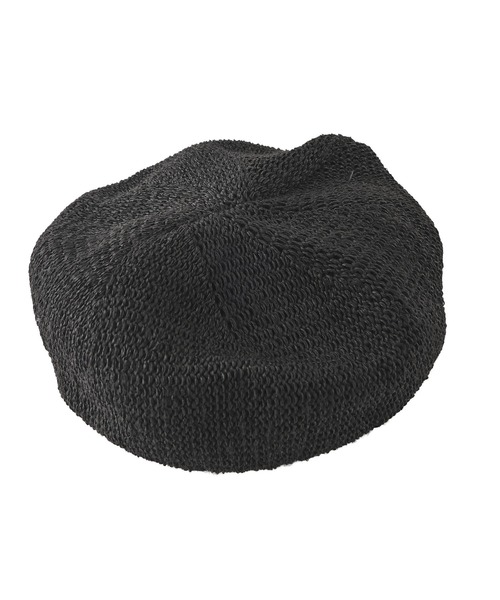 funda mine（ファンダマイン）の「ぺーパーベレー（ハンチング/ベレー帽・レディース・ブラック・FREE）」の3枚目の写真