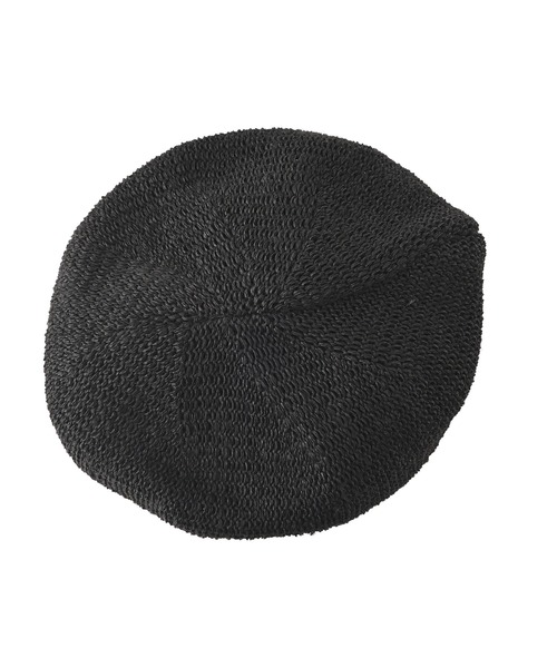 funda mine（ファンダマイン）の「ぺーパーベレー（ハンチング/ベレー帽・レディース・ブラック・FREE）」の4枚目の写真