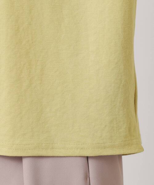 ITS'DEMO(イッツデモ)の「【接触冷感/手洗い可】カノコスキッパーブラウス(シャツ/ブラウス・レディース・ブラック/オリーブ/イエロー系その他/ライトブルー・00)」の5枚目の写真