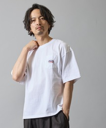 【SIDEWAY STANCE】オーバル ワッペン ポケット 半袖T