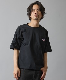 【SIDEWAY STANCE】オーバル ワッペン ポケット 半袖T