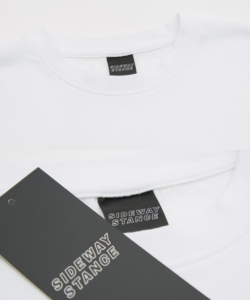 SIDEWAY STANCE（サイドウェイスタンス）の「【SIDEWAY STANCE】オーバル ワッペン ポケット 半袖T（Tシャツ/カットソー・メンズ・ブラック/ホワイト/ブラック系/ホワイト系・X-LARGE/LARGE/MEDIUM/SMALL）」の8枚目の写真