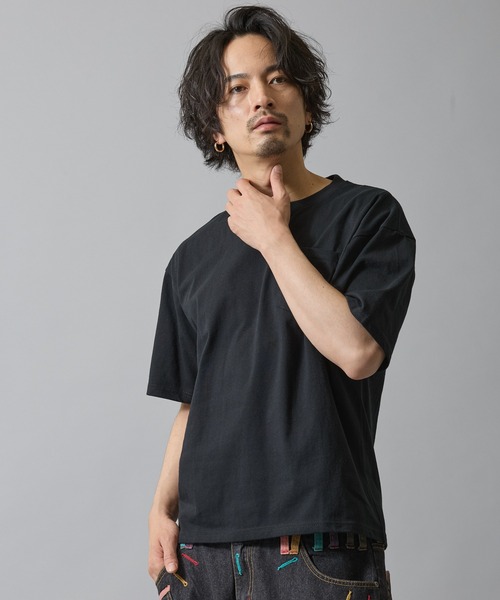 SIDEWAY STANCE（サイドウェイスタンス）の「【SIDEWAY STANCE】オーバル ワッペン ポケット 半袖T（Tシャツ/カットソー・メンズ・ブラック/ホワイト/ブラック系/ホワイト系・X-LARGE/LARGE/MEDIUM/SMALL）」の18枚目の写真