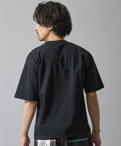 SIDEWAY STANCE（サイドウェイスタンス）の「【SIDEWAY STANCE】オーバル ワッペン ポケット 半袖T（Tシャツ/カットソー・メンズ・ブラック/ホワイト/ブラック系/ホワイト系・X-LARGE/LARGE/MEDIUM/SMALL）」の22枚目の写真