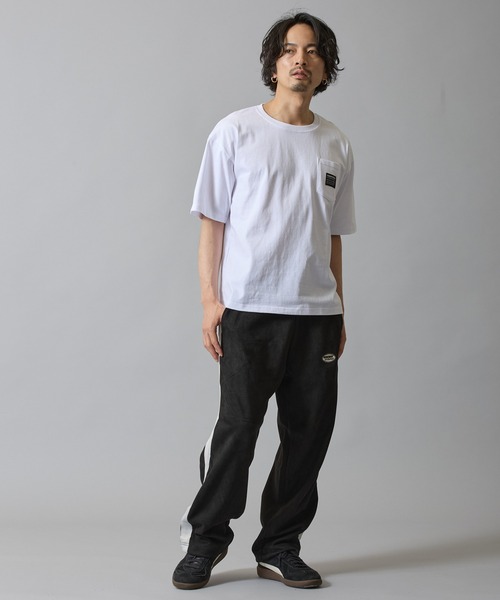 SIDEWAY STANCE（サイドウェイスタンス）の「【SIDEWAY STANCE】オーバル ワッペン ポケット 半袖T（Tシャツ/カットソー・メンズ・ブラック/ホワイト/ブラック系/ホワイト系・X-LARGE/LARGE/MEDIUM/SMALL）」の12枚目の写真