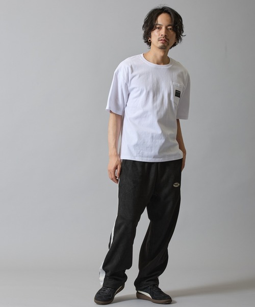 SIDEWAY STANCE（サイドウェイスタンス）の「【SIDEWAY STANCE】オーバル ワッペン ポケット 半袖T（Tシャツ/カットソー・メンズ・ブラック/ホワイト/ブラック系/ホワイト系・X-LARGE/LARGE/MEDIUM/SMALL）」の15枚目の写真
