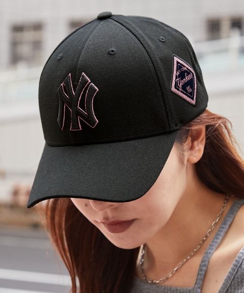 MLBKOREA/エムエルビーコリアDIAMONDLOGOPATCHBALLCAP/ダイヤモンドロゴ刺繍ベースボールキャップ