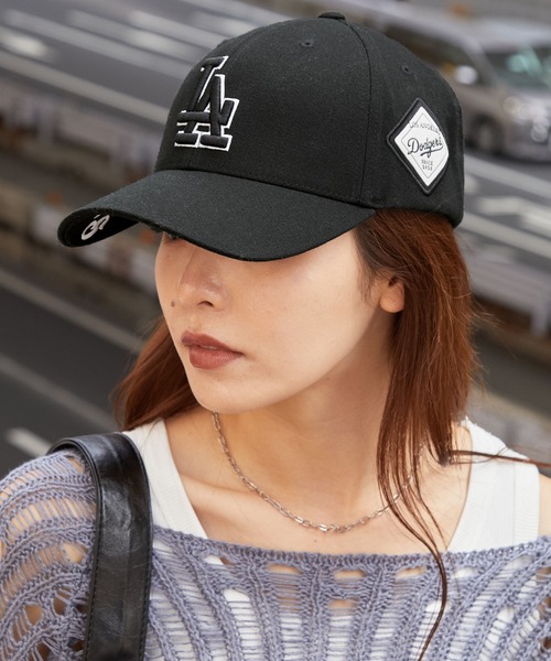 MLBKOREA/エムエルビーコリアDIAMONDLOGOPATCHBALLCAP/ダイヤモンドロゴ刺繍ベースボールキャップ