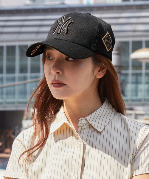 MLBKOREA/エムエルビーコリアDIAMONDLOGOPATCHBALLCAP/ダイヤモンドロゴ刺繍ベースボールキャップ