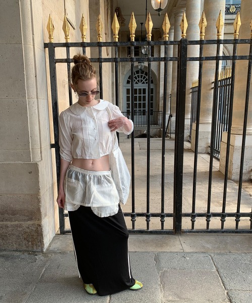 LONSLAN フリルミニスカート ブラック スカート 裾フリルミニスカート : ZOZOTOWN Yahoo!店 - 通販