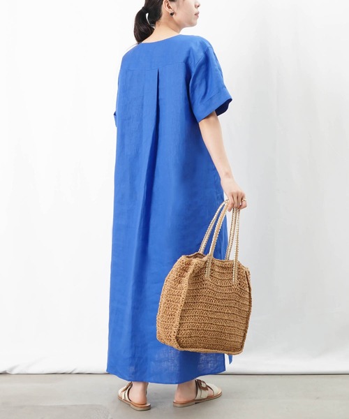 定価¥13,200 LUCA/LADY LUCK LUCA フリルワンピース LADY LUCK LUCA ワンピース LC/LLL 袖フリルテープワンピース