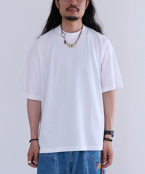 MINE(マイン)の「MINE MINE_DUCT TAPE T-SHIRT/WHITE LABEL (T WHITE LABEL)(Tシャツ/カットソー・メンズ・ブラック/ホワイト/ピンク系その他/レッド/カーキ/ブラック系その他・3/4/2)」の2枚目の写真