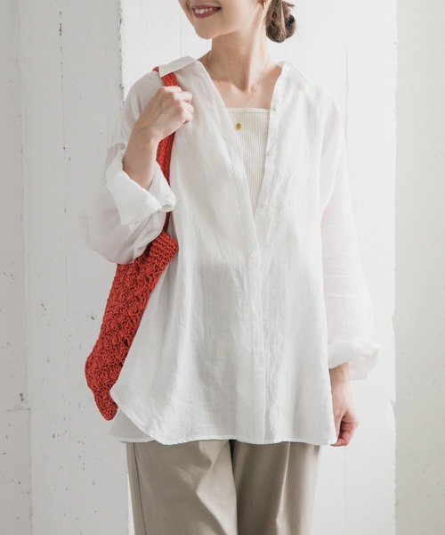 アーバンリサーチドアーズ　ラミー混ルーズシャツ　新品未使用タグつき URBAN RESEARCH DOORS｜ラミー混ルーズシャツ | Rakuten Fashion