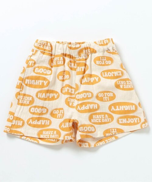 BREEZE（ブリーズ）の「【WEB限定/リンク/ジュニア対応】POP総柄ハーフパンツ（その他パンツ・キッズ・イエロー/ベージュ/ピンク/グリーン・140/130/120/110/100/90）」の6枚目の写真