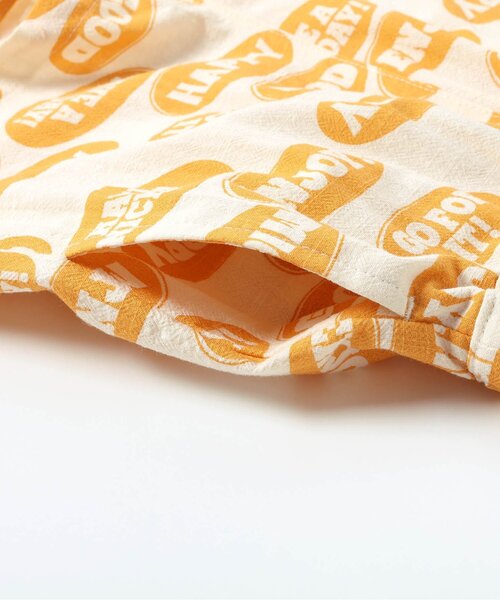 BREEZE（ブリーズ）の「【WEB限定/リンク/ジュニア対応】POP総柄ハーフパンツ（その他パンツ・キッズ・イエロー/ベージュ/ピンク/グリーン・140/130/120/110/100/90）」の9枚目の写真