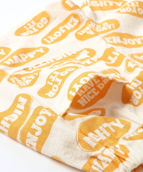 BREEZE（ブリーズ）の「【WEB限定/リンク/ジュニア対応】POP総柄ハーフパンツ（その他パンツ・キッズ・イエロー/ベージュ/ピンク/グリーン・140/130/120/110/100/90）」の10枚目の写真