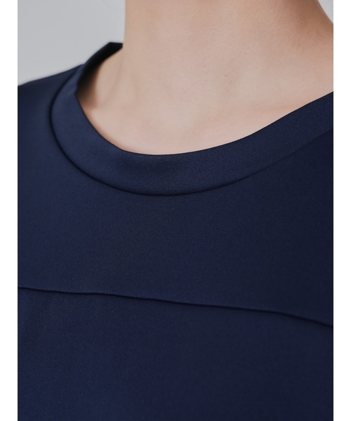 DOLLUPOOPS(ドールアップウップス)の「フロントファスナーシャツレイヤードライクトップス(シャツ/ブラウス・レディース・ダークネイビー/レッド・38)」の7枚目の写真