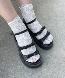 one way | リボンストラップサンダル(サンダル)