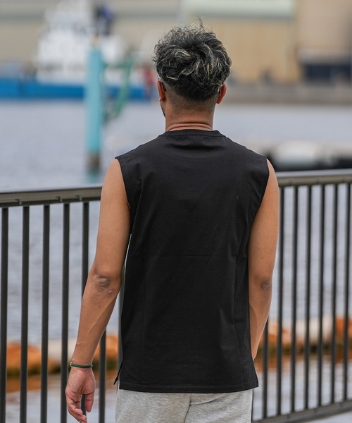 adamsJUGGLER（アダムスジャグラー）の「W/RL.A.Sネオンボックスノースリーブ（タンクトップ・メンズ・ホワイト/ブラック・M/L/XL）」の17枚目の写真