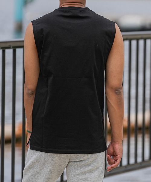 adamsJUGGLER（アダムスジャグラー）の「W/RL.A.Sネオンボックスノースリーブ（タンクトップ・メンズ・ホワイト/ブラック・M/L/XL）」の15枚目の写真