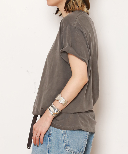 GOOD ROCK SPEED(グッドロックスピード)の「【GOOD ROCK SPEED / グッドロックスピード】別注イーグルダメージTシャツ(Tシャツ/カットソー・レディース・ブラック系その他/ブラウン・FREE)」の18枚目の写真