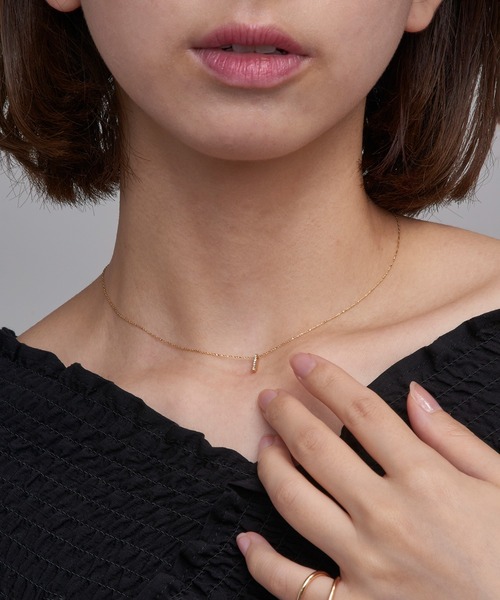 MAISON BREEZE(メゾンブリーズ)の「【MAISON BREEZE】ネックレス ニッケルフリー ストーン プチペンダント OSWY(ネックレス・レディース・シルバー/ゴールド/ピンク・FREE)」の15枚目の写真