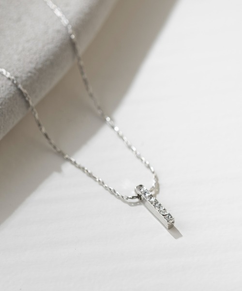 MAISON BREEZE(メゾンブリーズ)の「【MAISON BREEZE】ネックレス ニッケルフリー ストーン プチペンダント OSWY(ネックレス・レディース・シルバー/ゴールド/ピンク・FREE)」の6枚目の写真