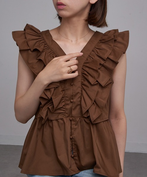 MAISON BREEZE(メゾンブリーズ)の「【MAISON BREEZE】ネックレス ニッケルフリー ストーン プチペンダント OSWY(ネックレス・レディース・シルバー/ゴールド/ピンク・FREE)」の4枚目の写真