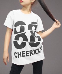 ロゴカットデザインプリントBIGTEE