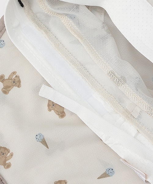 petit main(プティマイン)の「水陸両用メッシュハット(ハット・キッズ・アイボリー/サックスブルー/ピンク・52cm/50cm/54cm)」の17枚目の写真