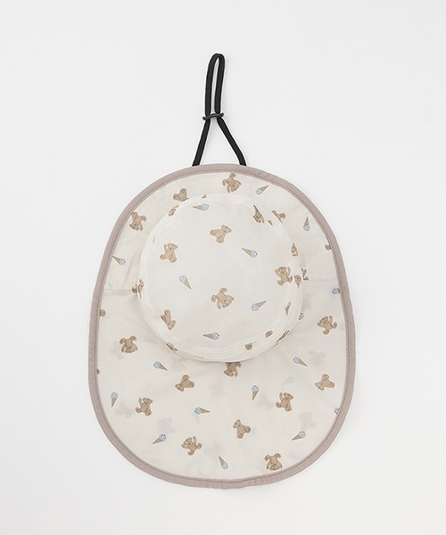 petit main(プティマイン)の「水陸両用メッシュハット(ハット・キッズ・アイボリー/サックスブルー/ピンク・52cm/50cm/54cm)」の20枚目の写真