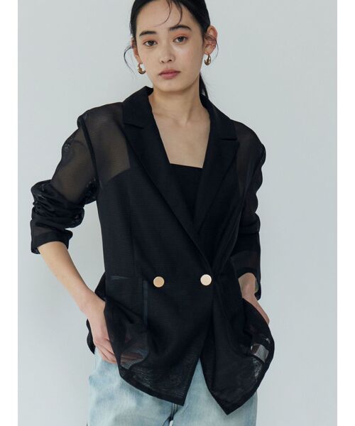 LAGUNAMOON メッシュダブルテーラージャケット メッシュダブルテーラージャケット（テーラードジャケット