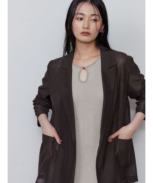 ラグナムーン メッシュダブルテーラード メッシュダブルテーラージャケット 秋服（テーラードジャケット