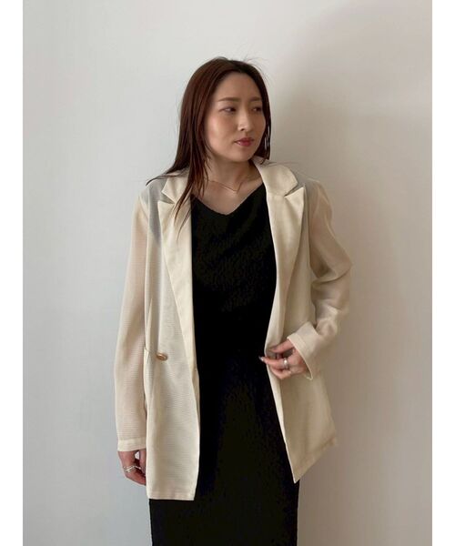 ラグナムーン メッシュダブルテーラード メッシュダブルテーラージャケット 秋服（テーラードジャケット