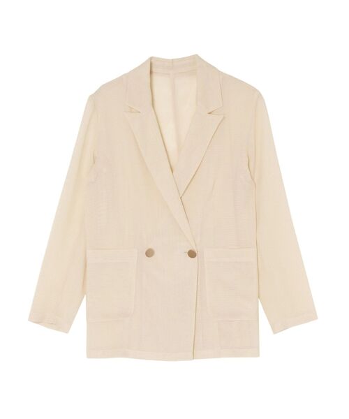 メッシュダブルテーラージャケット 秋服（テーラードジャケット