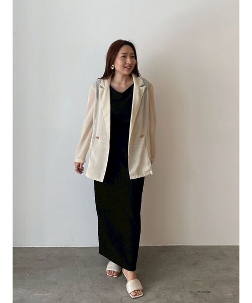 メッシュダブルテーラージャケット 秋服（テーラードジャケット