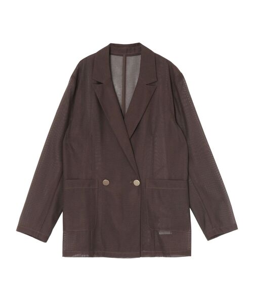 メッシュダブルテーラージャケット 秋服（テーラードジャケット