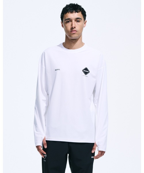 F.C.Real.Bristol メンズロングTシャツ LETTERED L/S TEE（Tシャツ/カットソー）｜F.C.Real Bristol