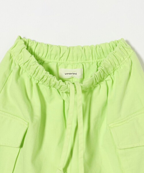 wonderland（ワンダーランド）の「＜wonderland＞カーゴ ショート パンツ（その他パンツ・メンズ・パープル/ライム・M/L）」の9枚目の写真
