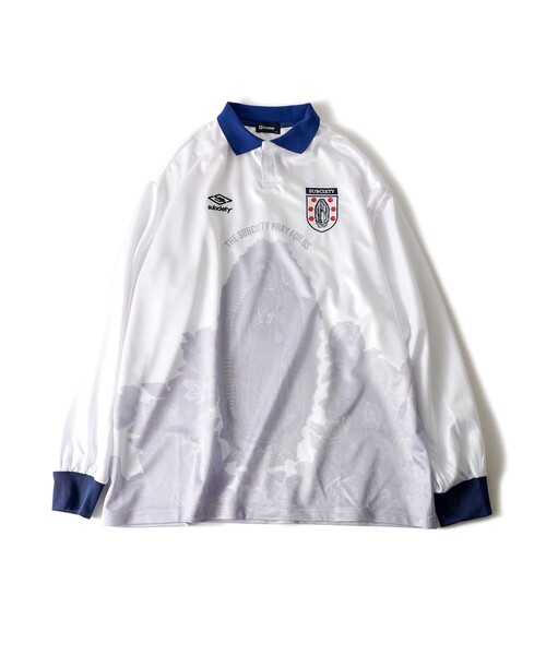 Subciety（サブサエティ）の「Soccer game shirt（Tシャツ/カットソー・メンズ・レッド/ホワイト/ブラック・MEDIUM/SMALL/X-LARGE/LARGE）」の17枚目の写真