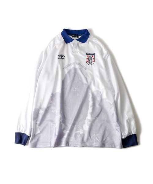 Subciety（サブサエティ）の「Soccer game shirt（Tシャツ/カットソー・メンズ・レッド/ホワイト/ブラック・MEDIUM/SMALL/X-LARGE/LARGE）」の5枚目の写真