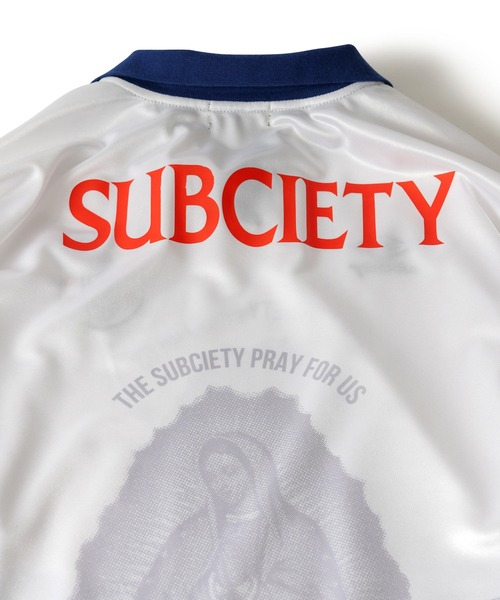 Subciety（サブサエティ）の「Soccer game shirt（Tシャツ/カットソー・メンズ・レッド/ホワイト/ブラック・MEDIUM/SMALL/X-LARGE/LARGE）」の7枚目の写真