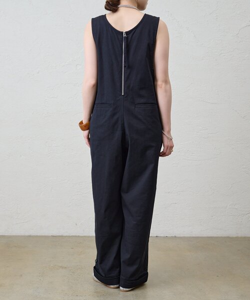 SHENERY（シーナリー）の「《2WAY仕様》ノースリーブオールインワン（サロペット/オーバーオール・レディース・ベージュ/ブラック・36/38）」の9枚目の写真